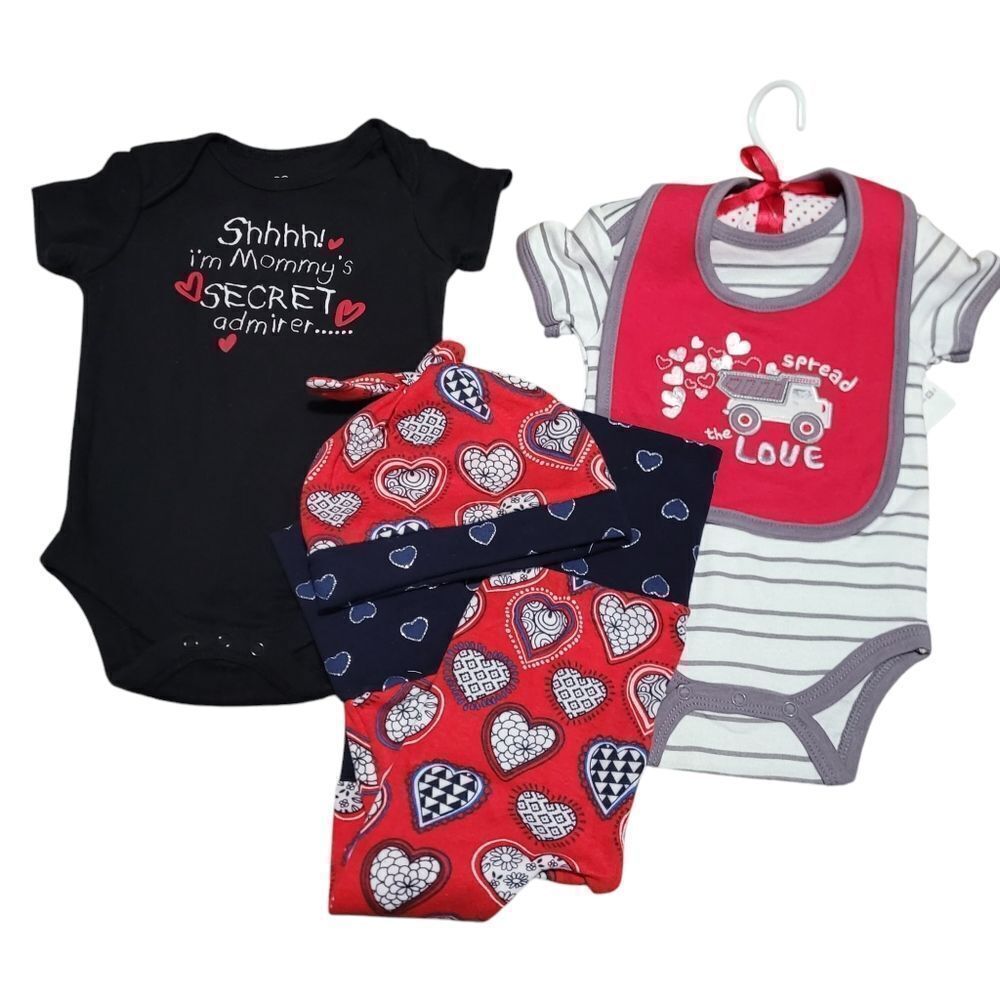 Baby Valentines Day 6 piece bundle